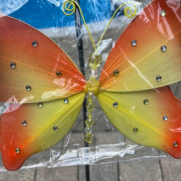 nylon butterflies brand new decoration wall hanging fall spring baby patio decor - Picture 3 of 3